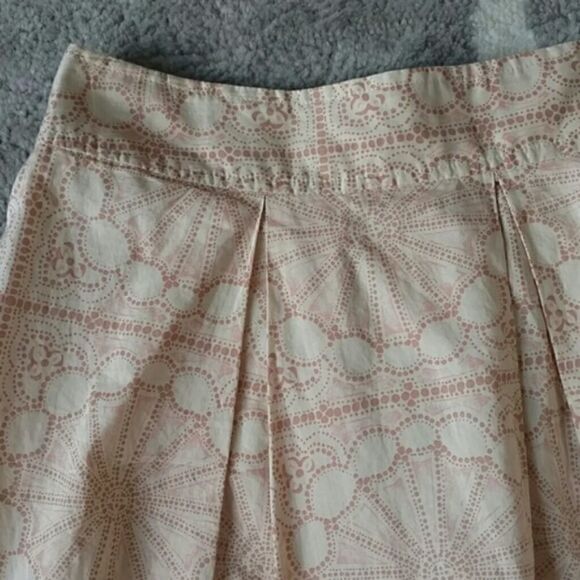Frenchi Pink Skirt NWOT Pink Floral Pleated Skater Skirt, Size - Medium‎ - Picture 3 of 7